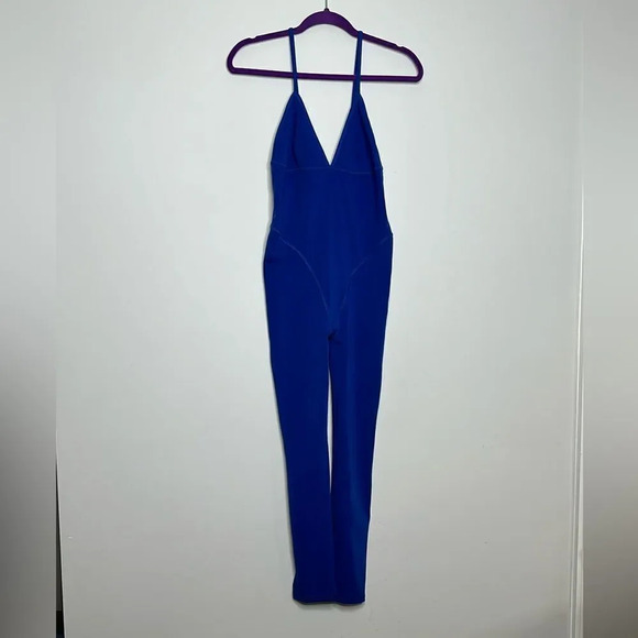 Zara Royal Blue Jumpsuit - Picture 4 of 12